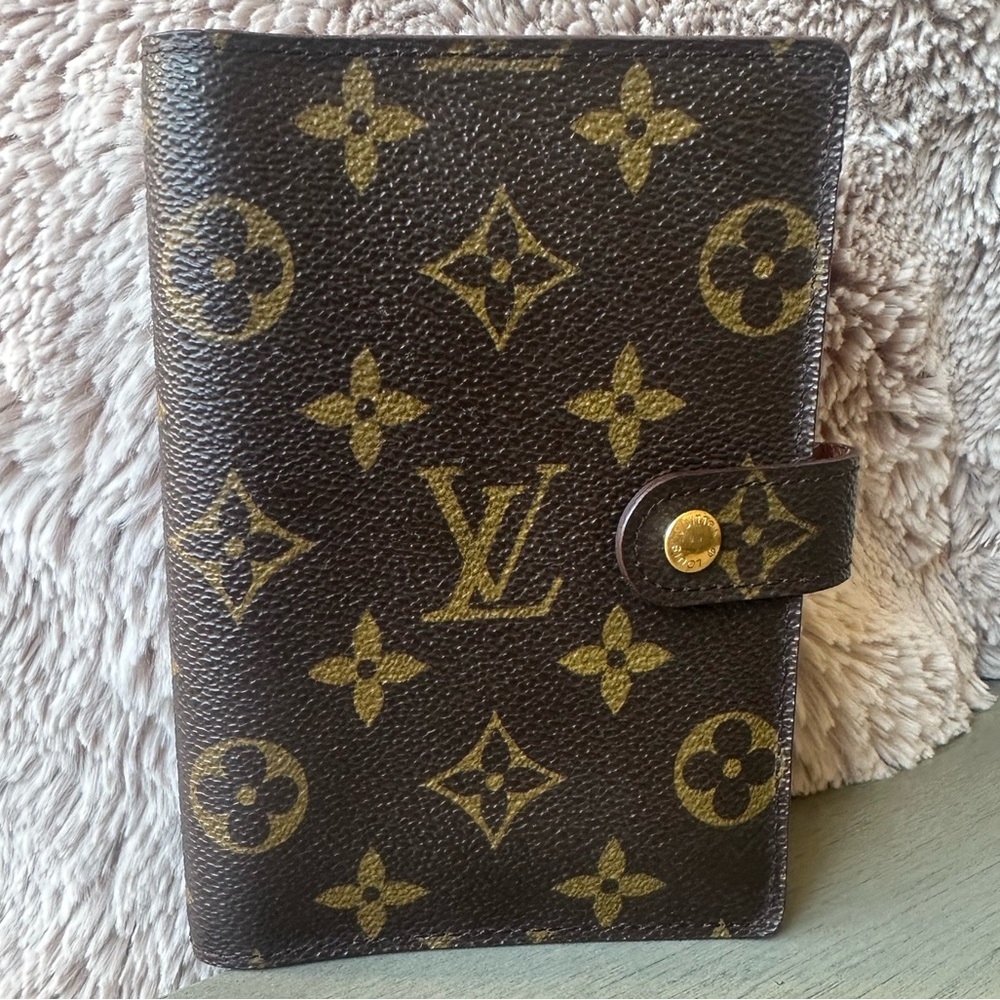 Louis Vuitton Monogram Agenda PM Planner, and passport holder